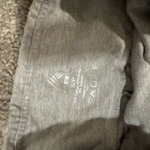 soft grey biker shorts